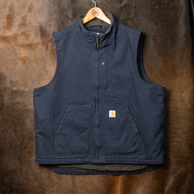 [120] 칼하트 104277 모크넥 쉐르파라이닝 덕캔버스 워크 베스트 