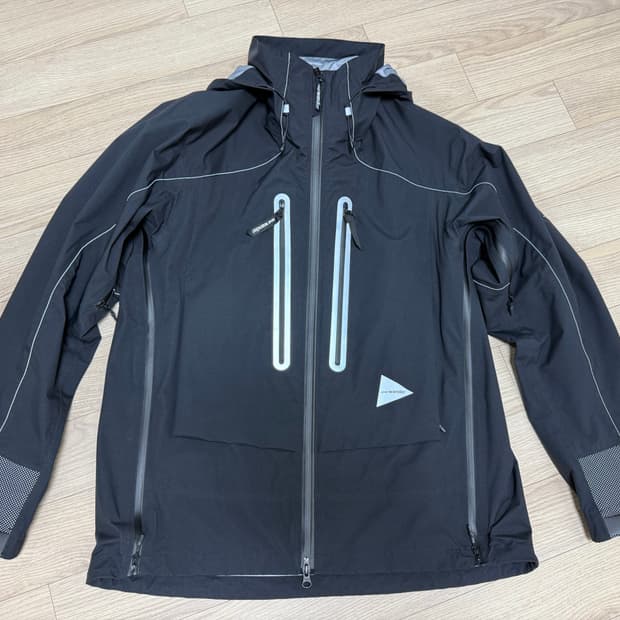 앤드원더 퍼텍스 쉴드 레인자켓 블랙 M사이즈