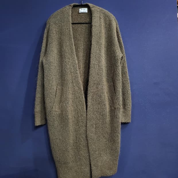 아크네 스튜디오 모헤어 롱가디건