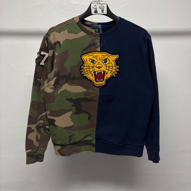 폴로 랄프로렌 타이거 패치 맨투맨