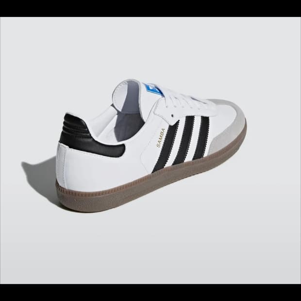 아디다스 삼바 OG 화이트 블랙 235