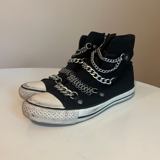 아쉬 ASH Val Bis 체인 하이탑 스니커즈 