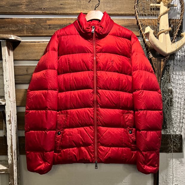 [L]폴로 랄프로렌 신형 레드 덕다운 패딩