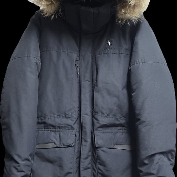 블랙야크 덕다운 후드 패딩 100