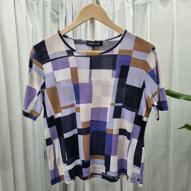 KANSAI BIS 칸사이 야마모토 컬러 블럭 반팔 티셔츠 1951