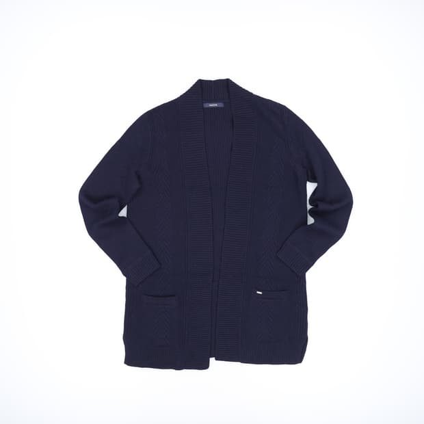 85 헤지스 여성 울 오픈가디건 0424H1