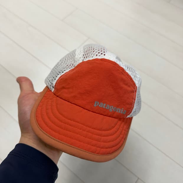 파타고니아 덕빌 캡  사진찍고 절대 착용안합니다  오염 안보여요 찢김은 