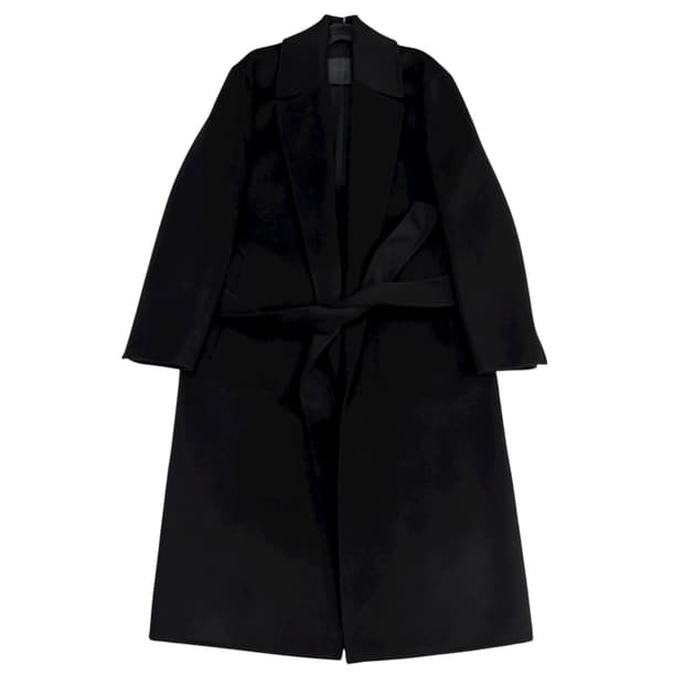 타임옴므 백플랩 벨티드 코트