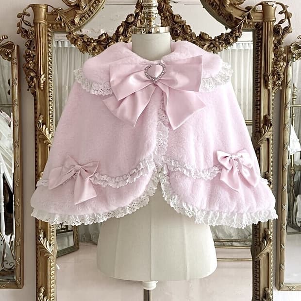 슈슈체리 베이비 체리 케이프 핑크