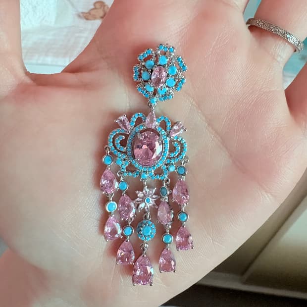 엔젤 러브 하늘 핑크 목걸이🦋