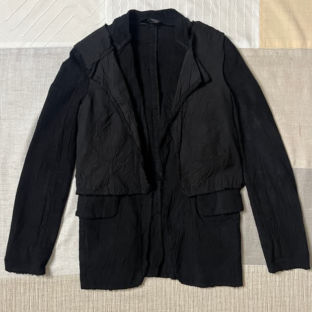 꼼데가르송 도킹 테일러드 자켓 comme des garcons 아티잔