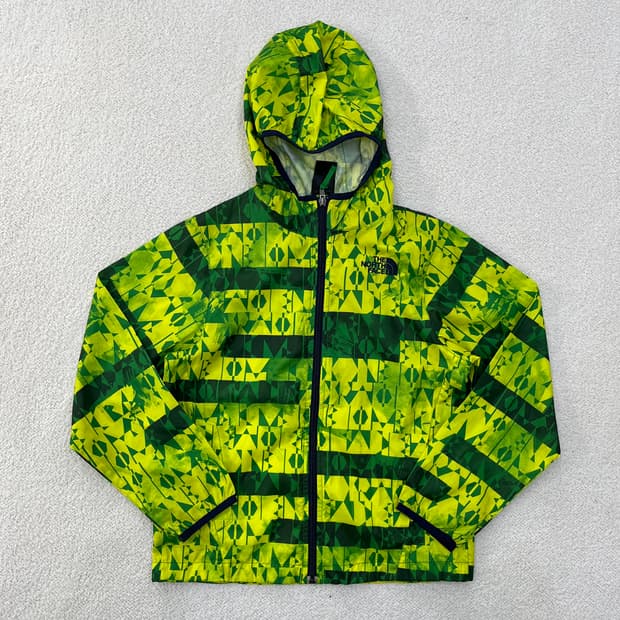 M 노스페이스 키즈 후드 바람막이 자켓 0304M