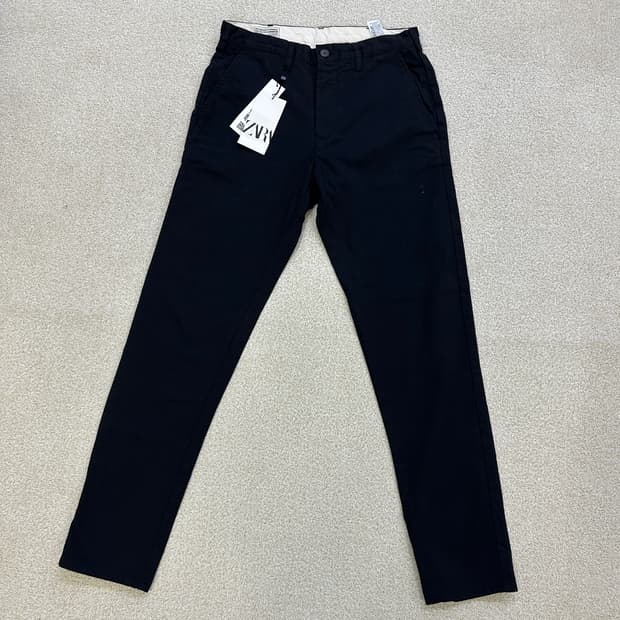 38 새상품 자라 일자 블랙 팬츠 0317D 