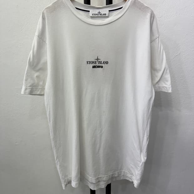 정품) 스톤아일랜드 ARCHIVIO 신형 반팔티 M