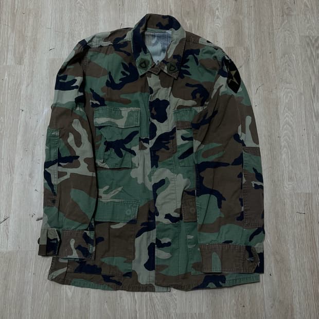 미군 밀리터리 우드랜드 BDU 전투복 상하의 세트 M