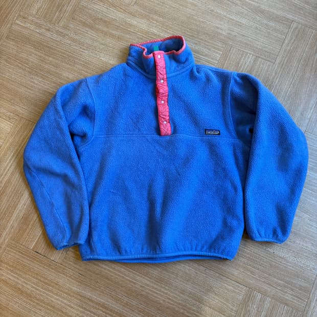 90s 미제 파타고니아 신칠라 스냅 티 플리스 풀오버