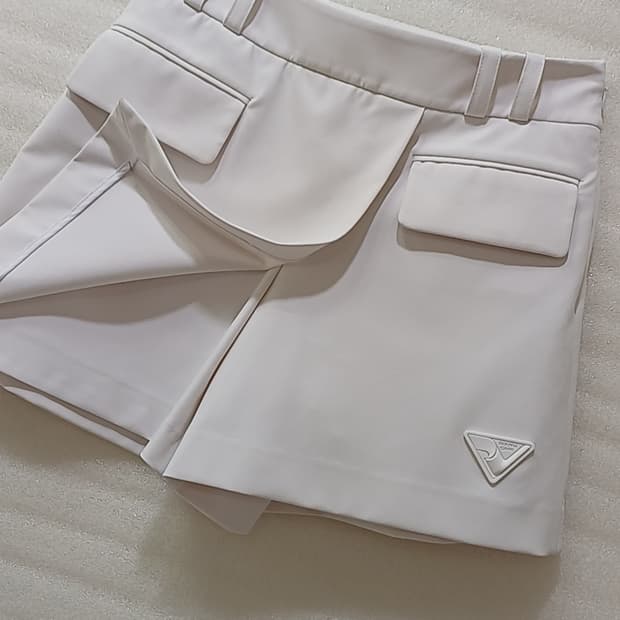 정품 사우스케이프 골프 랩 큐롯 반바지 스커트 64 흰색 사랑봉봉