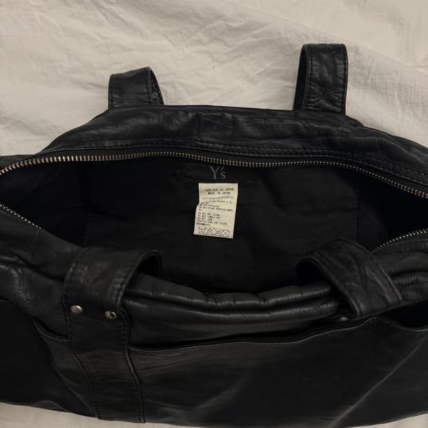 Yohji Yamamoto leather bag 요지야마모토 레더숄더백