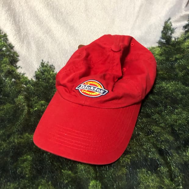 디키즈 볼캡 모자 (가죽 스트랩)