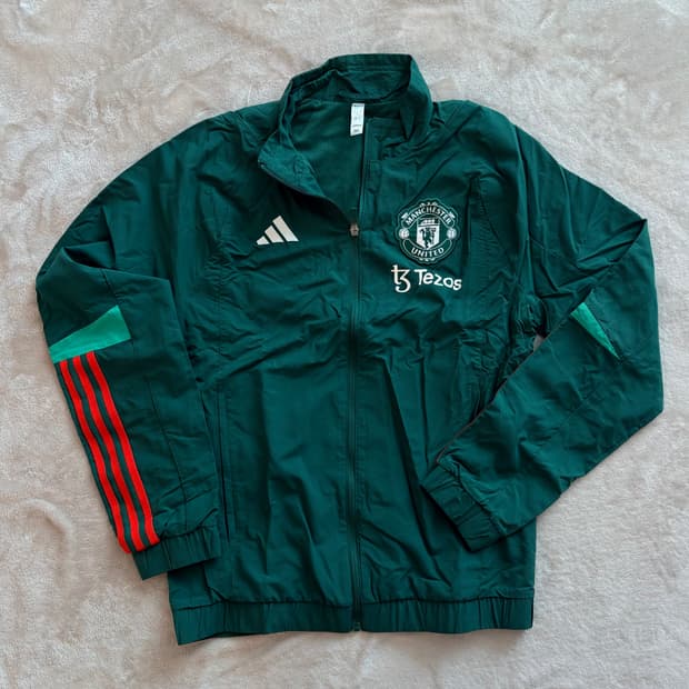 맨체스터 유나이티드/맨유 져지 바람막이 자켓, 사이즈 M