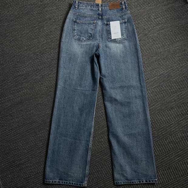 AHEAD 빈티지 와이드 워싱 데님 팬츠o 4560