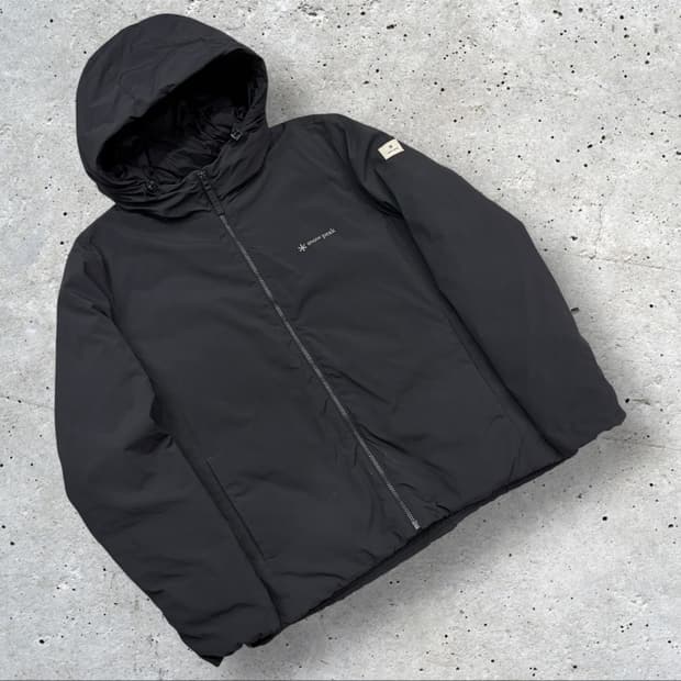 [105] 스노우피크 시티캠퍼 블랙 후드 패딩 자켓 C926