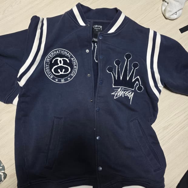 90s스투시 네이비 크라운 스투니 자켓!