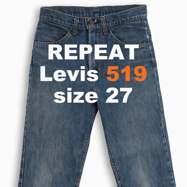 리바이스 519 오렌지탭 70s USA 27 인치 OR5192901