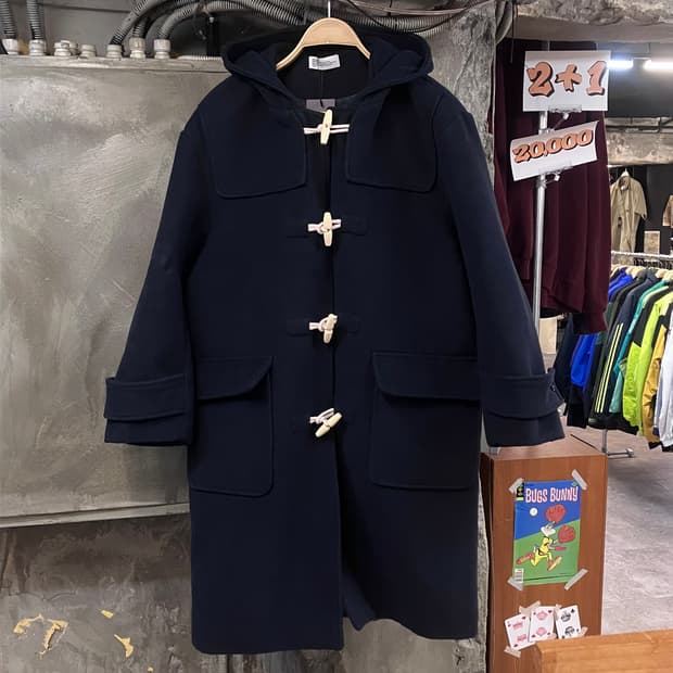 파르티멘토 떡볶이 후드 코트 네이비 S  #csz3528