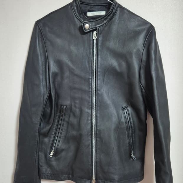 저널스탠다드 블랙 가죽자켓 (드라이 완료)