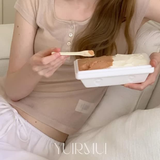 유이르무이 시스루 반팔티