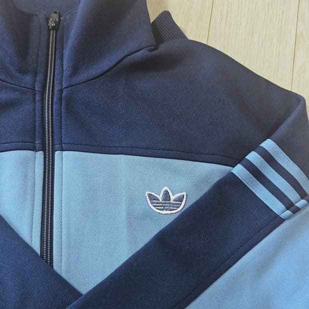 아디다스 져지 트랙탑 서독제 블루