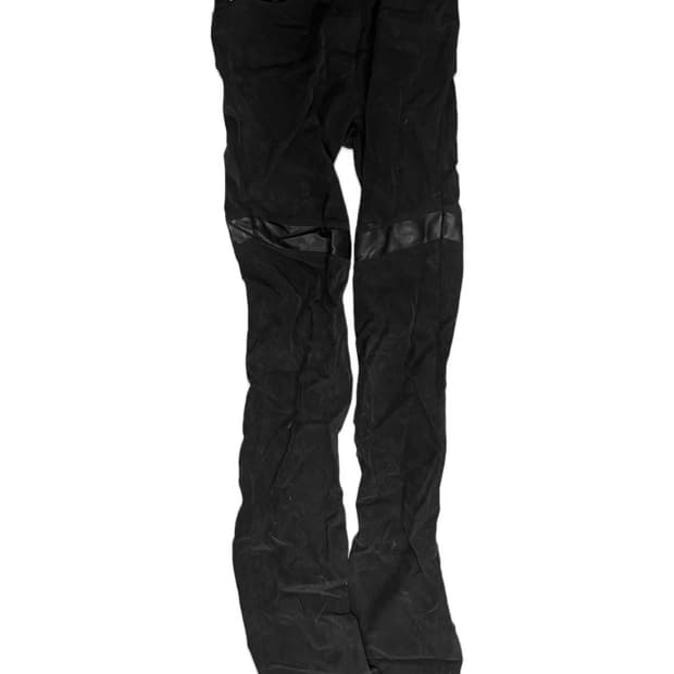 Longlong black trousers