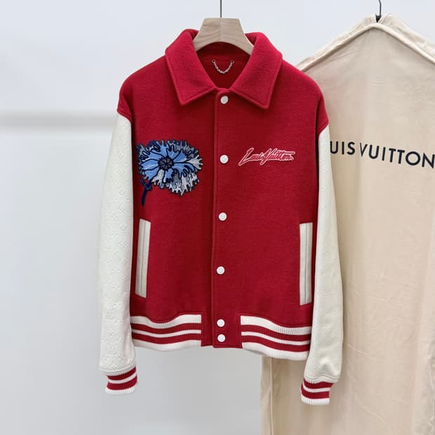 [S+급/54] 루이비통 x 쿠사마 야요이 한정 블루종 바시티 자켓