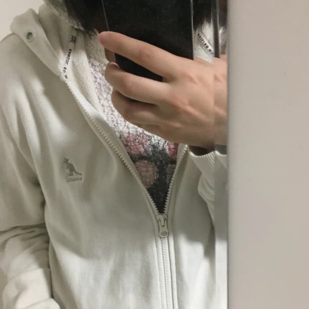 캉골 후드집업 