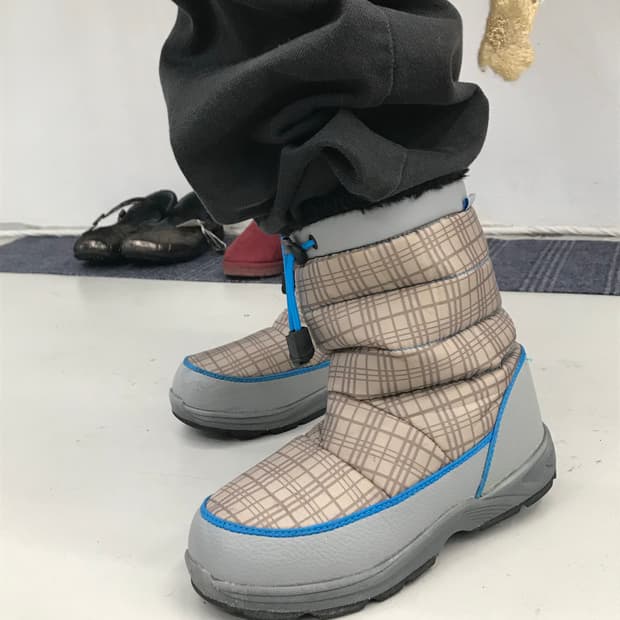 vintage padded boots