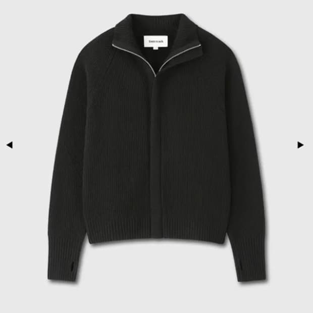 토니웩 메리노 울 니트 집업