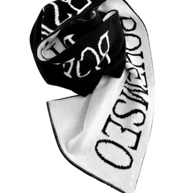 보헤미안서울 보헴서 자카드 니트 머플러