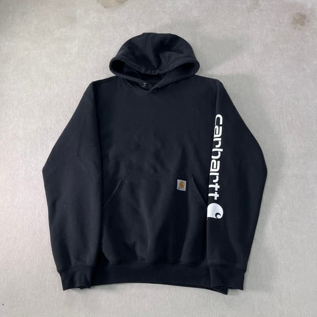 100 칼하트 사이드라인 블랙 후드티