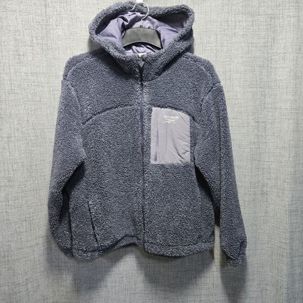 리복 여성 플리스 후드 뽀글이 집업 