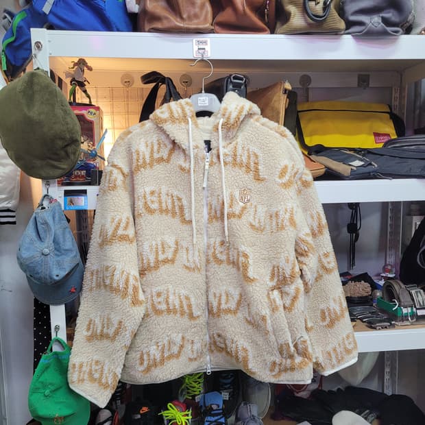 NFL 후리스 후드 집업 (미착용품)
