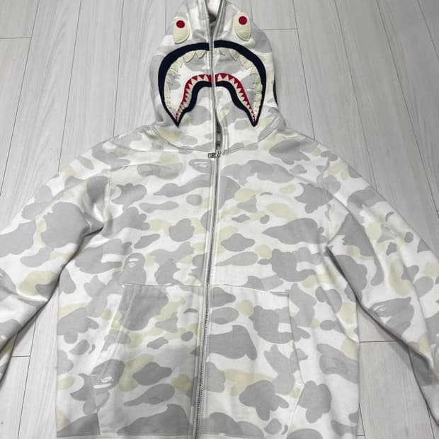 베이프 백계 야광 후드집업 M