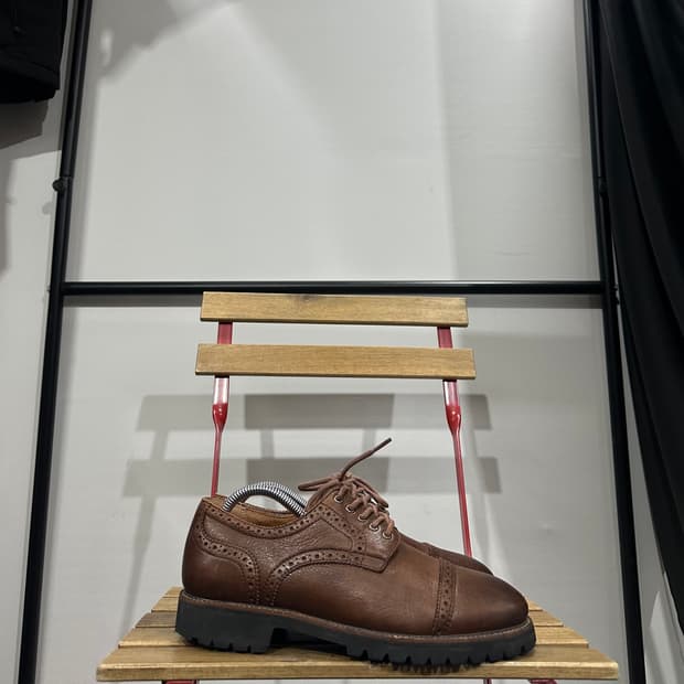 265) 호킨스 로퍼 남성 남자 구두 NOEL S TIP 브라운 레더