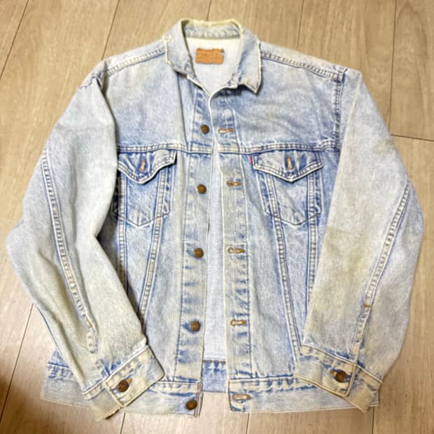 빈티지 리바이스 청자켓 M~L입는분 추천