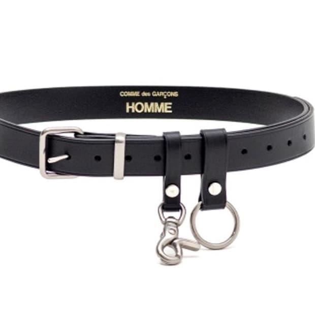 꼼데가르송 옴므 벨트 블랙 구매합니다