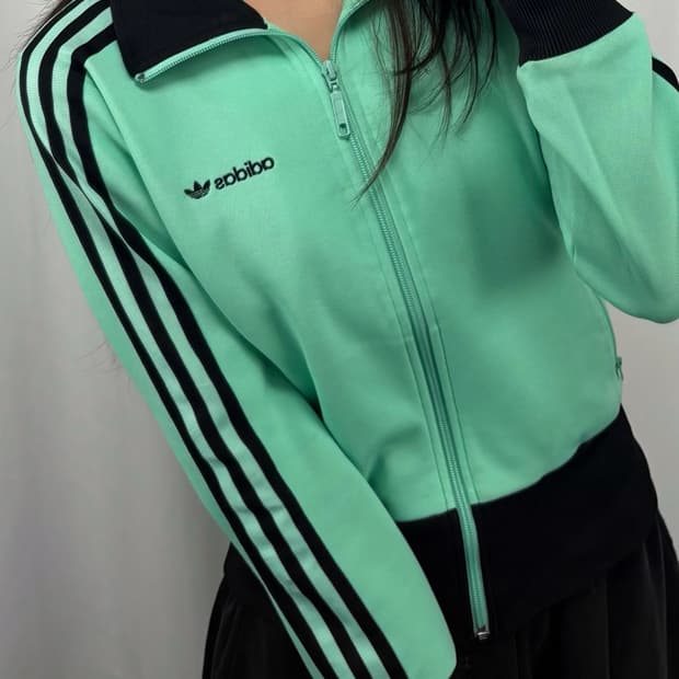 아디다스 베켄바우어 민트 트랙탑 져지