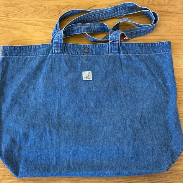오어슬로우 데님 토트백