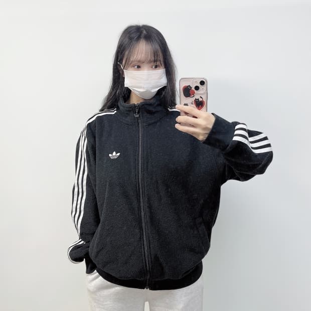 아디다스 부클 트랙 자켓 블랙