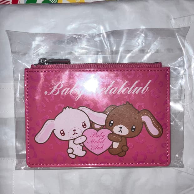 베이비메탈클럽 슈가바니즈 레오파드 카드지갑 코인케이스 갸루