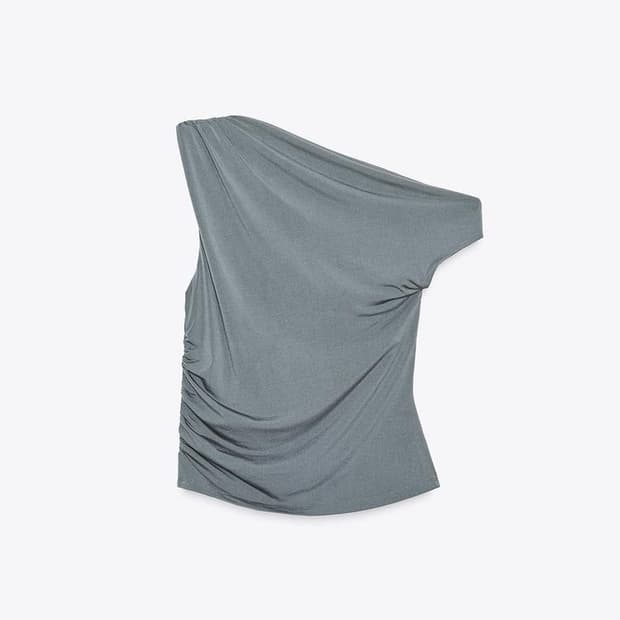 자라 크레이프 드레이프 탑  5039/342/807